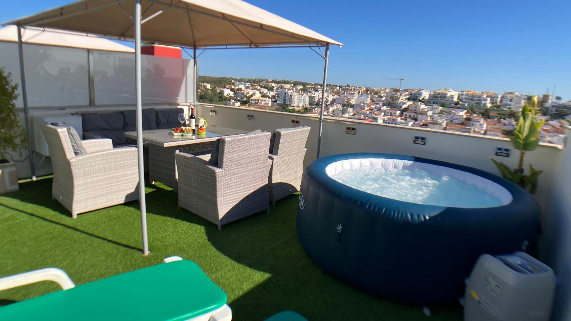 Apartment Beta - 2 Bedrooms, Private Rooftop Patio With Hot Tub, Bbq And View Ferragudo  Exterior photo